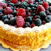 Torta Chantilly Frutti di Bosco - Pasticceria Minnj