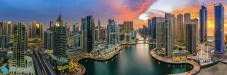 Dubai Marina dhow crociera con cena