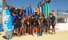 Surfing lesson in Cádiz