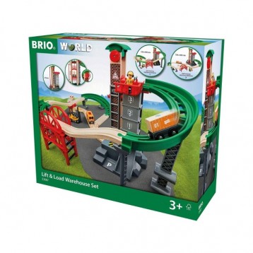 Gioco Set di Costruzione Brio Ascensore e Carico