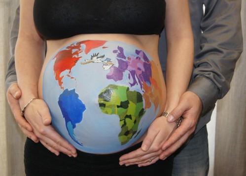 Servizio Fotografico Belly Painting a Firenze – Un Ricordo da Portare nel Cuore