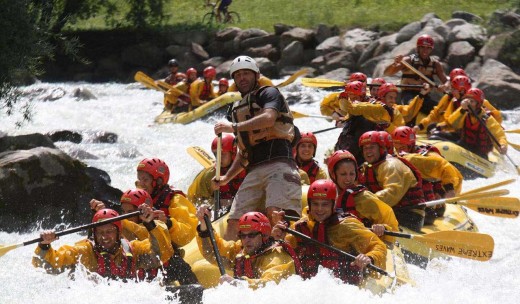 Rafting experience in Val di Sole