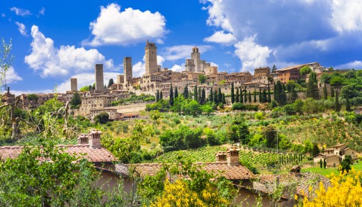 Escursione a Siena, San Gimignano, Monteriggioni con trasporto