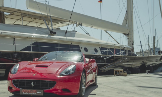 Barcelona driving experience package: supercar, helicopter and sail ride