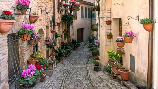 Fuga romantica in umbria