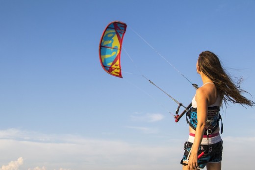 Lezione di Kitesurf