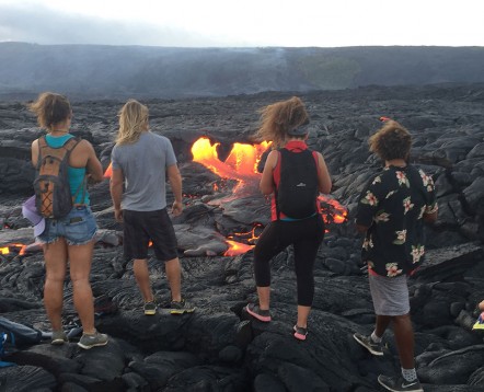 Lava tour al tramonto