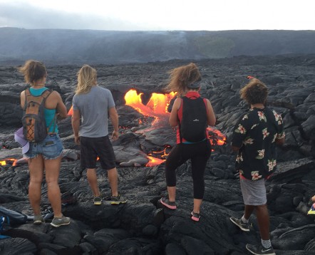 Lava tour al tramonto