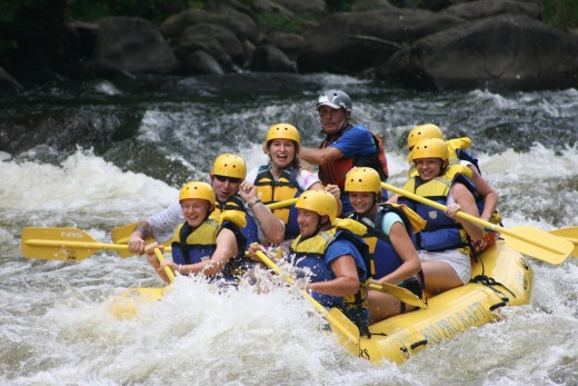 Discesa di rafting