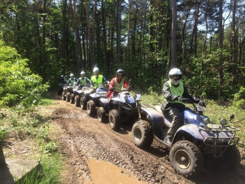 Escursione avventurosa breve in quad nel Parco del Ticino