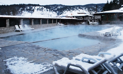 The Seven Rila Lakes snowshoe walk and hot thermal pools