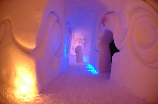 Notte in un igloo durante la settimana Svizzera