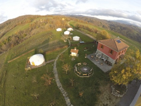 Soggiorno una notte in Yurta Lavanda