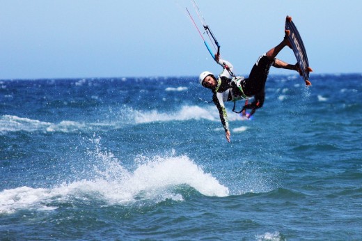 Lezione di Kitesurf