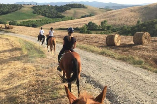 Escursione a cavallo di coppia in Emilia Romagna