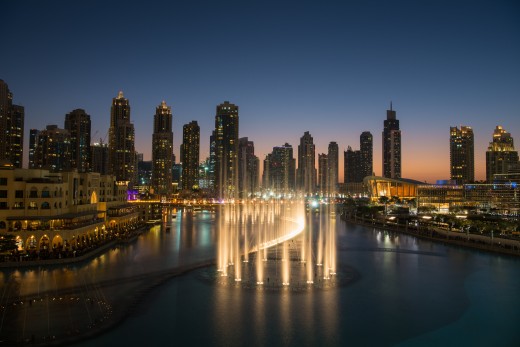 Dubai Fountain Boardwalk con biglietti Burj Khalifa