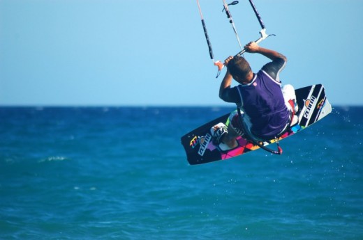 Lezione di Kitesurf