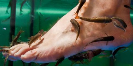 Trattamento fishing ai piedi