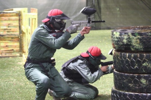 Paintball vicino a Basilea, Svizzera