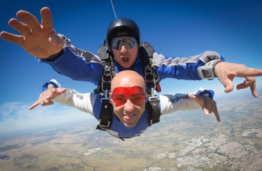 Tandem Skydiving - Lancio con il paracadute a Ulm - Germania