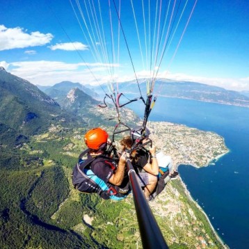 Parapendio Biposto sul Lago di Garda