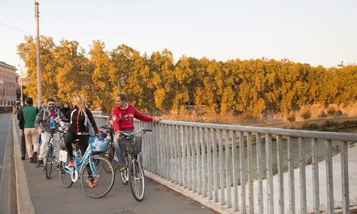 Tour in bici del meglio di Roma: escursione per crociere da Civitavecchia