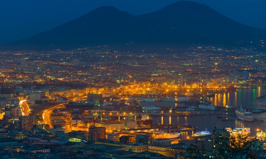 Ancient heart of Naples evening stroll with local street food tasting