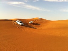 Dubai desert camp experience and dhow cruise