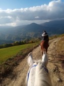 Escursione a cavallo di coppia in Emilia Romagna