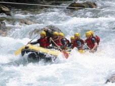 Rafting sul fiume Vorderrhein