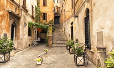 Christmas stroll in Trastevere with private dinner