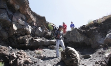 Speleotreck tour in a lava cave