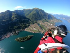 Volo sul Lago di Como su un Autogiro Biposto