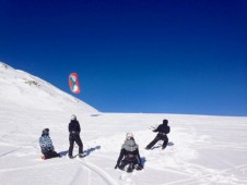 Corso di snowkite di 3 giorni per gruppo di 4 persone