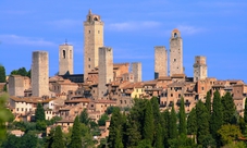 Siena, San Gimignano e Greve in Chianti: tour con degustazione di vini in una cantina
