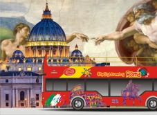 Visita guidata dei Musei Vaticani, della Cappella Sistina e della Basilica di San Pietro con bus hop-on hop off di 48 ore