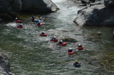 Hydrospeed nel tratto classico del fiume Sesia 