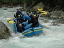Rafting sul fiume Vorderrhein