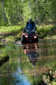Nightless night quad bike safari in Lapland for two