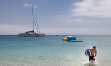Papagayo beach excursion in a luxury catamaran