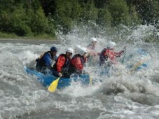 Rafting sul fiume Vorderrhein
