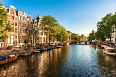 Crociera sui canali della città di Amsterdam