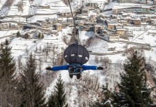 Volo in coppia sulla zipline con video in Valtellina