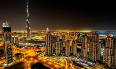 Dubai di notte con visita al Burj Khalifa
