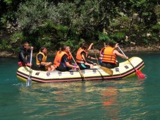 Rafting sul fiume Vorderrhein