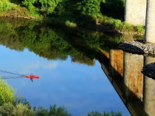 Lezione di canoa sul Lago di Cavedine