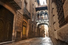 Benvenuti a Barcellona: passeggiata in città, degustazione di jamón e tour panoramico