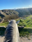 Passeggiata a cavallo per 2 nel Parco della Murgia in Basilicata 