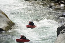 Hydrospeed nel tratto classico del fiume Sesia 