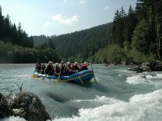 Gita di un giorno con rafting sul fiume e barbecue - Vorderrhein